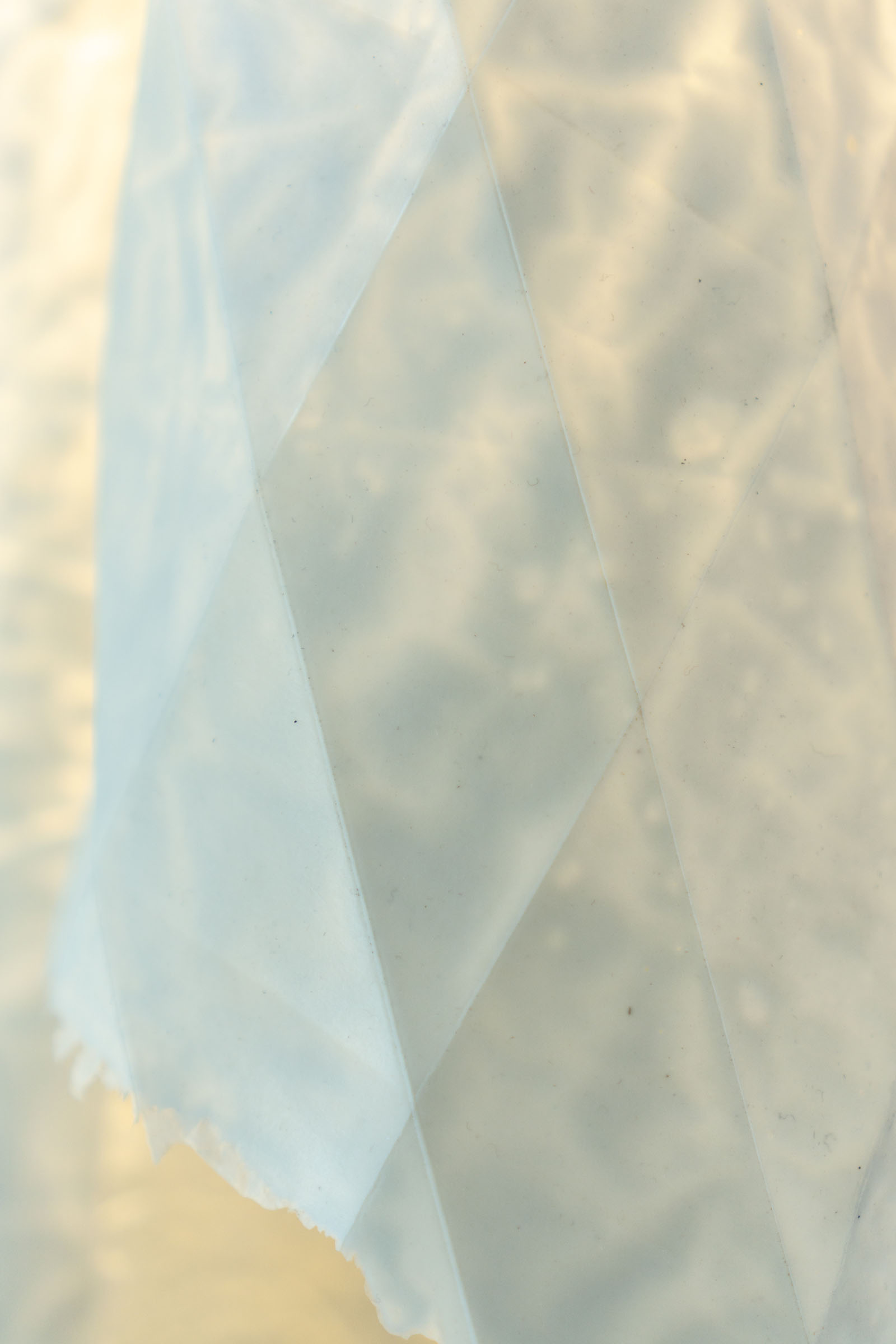 modèle Albatros - détail du silicone plié 